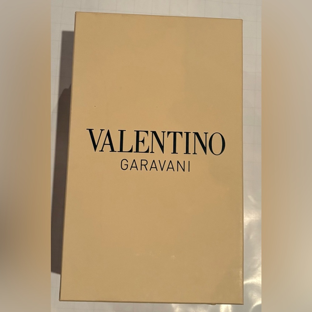 New and Authentic Valentino Garavani Beige Studded Sandals - Picture 8 of 8